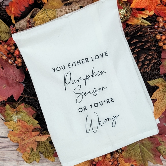 Pumpkin Tea Towel - Picture 1 of 3